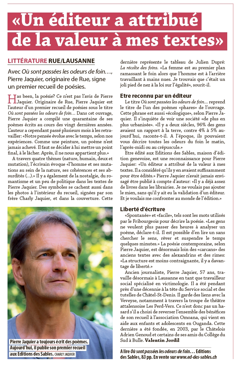 Article du Messager (05/10/2018)